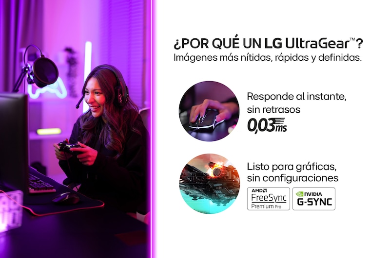  Frontal Monitor LG UltraGear  27GX704A-B